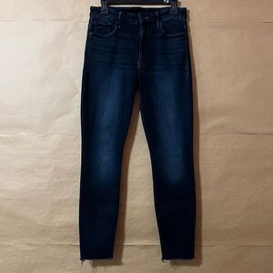 MOTHER Women's High Rise Jeans - Dark Blue